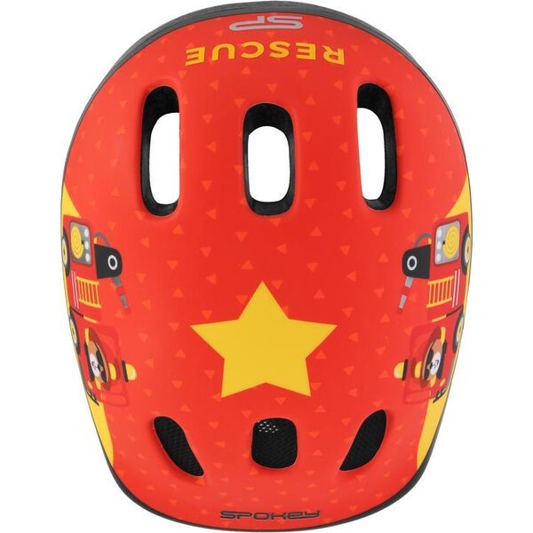 Spokey Kask rowerowy dziecięcy regulowany 941014 FUN 52-56 cm