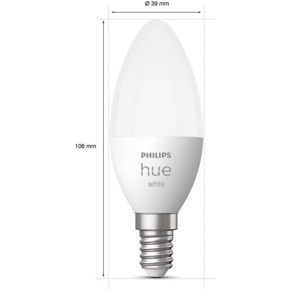 Philips Hue Żarówka E14 B39 5.5W (929003021101)
