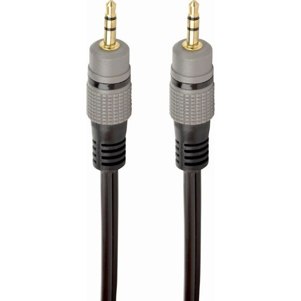 Kabel Gembird Jack 3.5mm - Jack 3.5mm 1.5m czarny (CCAP-3535MM-1.5M)