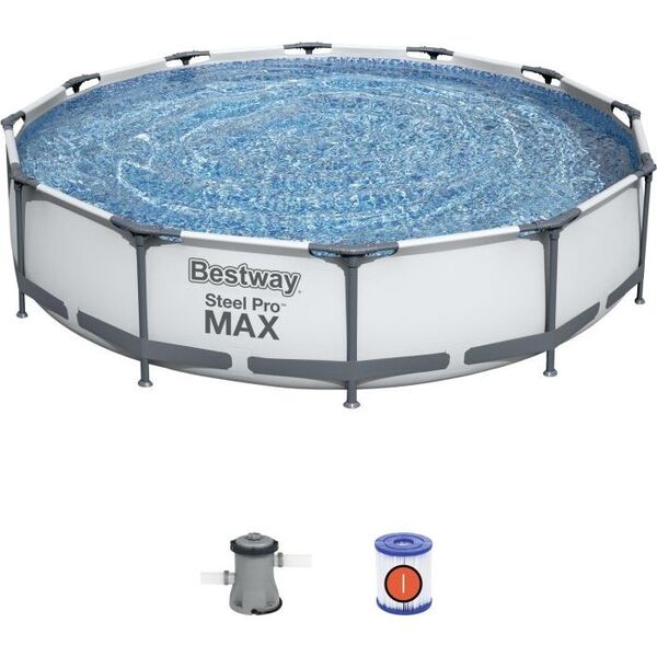 Bestway Basen stalażowy Steel Pro MAX 366x76cm 56416 BESTWAY