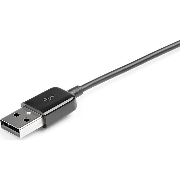 Kabel StarTech DisplayPort - HDMI + USB-A 3m czarny (HD2DPMM3M)