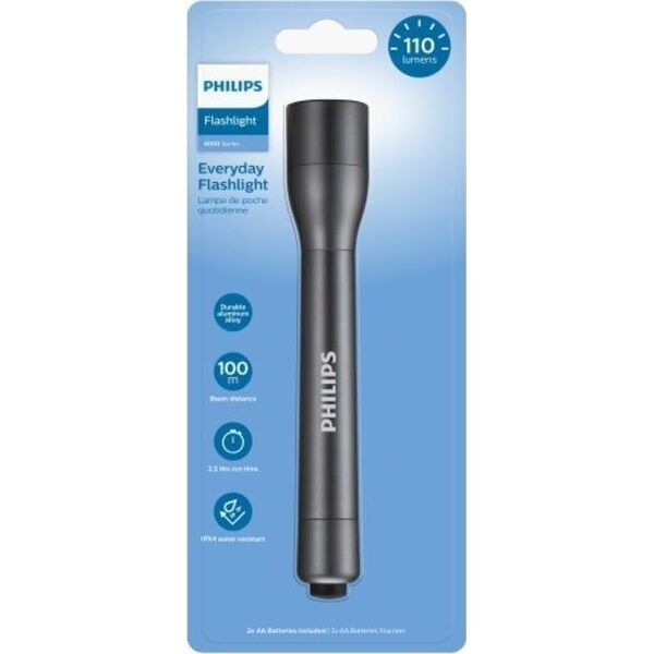 Latarka Philips Latarka LED 2xAA, 110 lumenów
