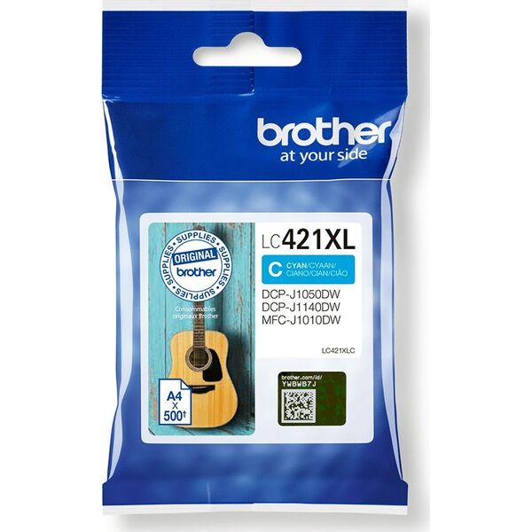 Tusz Brother Brother Ink Cart. LC-421XLBK for DCP-J1050DW, -J1140DW, MFC-J1010DW black LC421XLBK