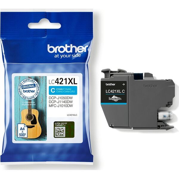 Tusz Brother Brother Ink Cart. LC-421XLBK for DCP-J1050DW, -J1140DW, MFC-J1010DW black LC421XLBK