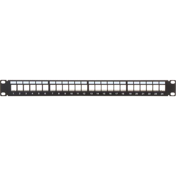 Patchpanel 1U 19" 24x slot keystone (PP-24/FX/C)