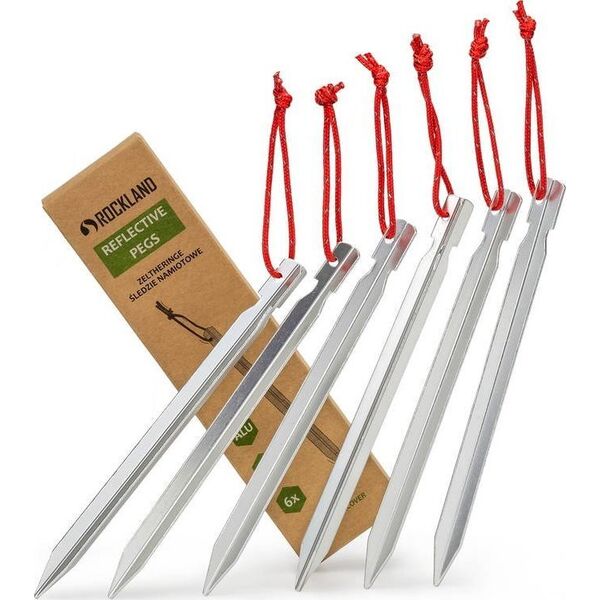Rockland Śledzie namiotowe REFLECTIVE PEGS 6 sztuk