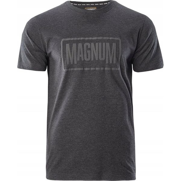 Magnum KOSZULKA MAGNUM ESSENTIAL T-SHIRT 2.0 BLACK MELANGE XL