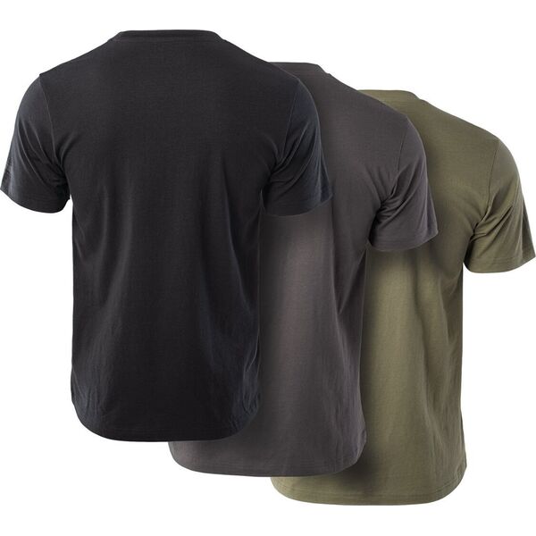 Magnum KOSZULKA MAGNUM BASIC T-SHIRT 3-PACK OLIVINE/FORGED IRON/BLACK XXL