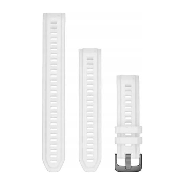 Garmin Pasek silikonowy na nadgarstek - seria Instinct 2S (biały / szara sprzączka) (010-13104-06)