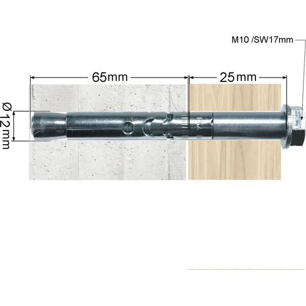Fischer Ankeris su varztu FSA S 12/25 12x91 mm