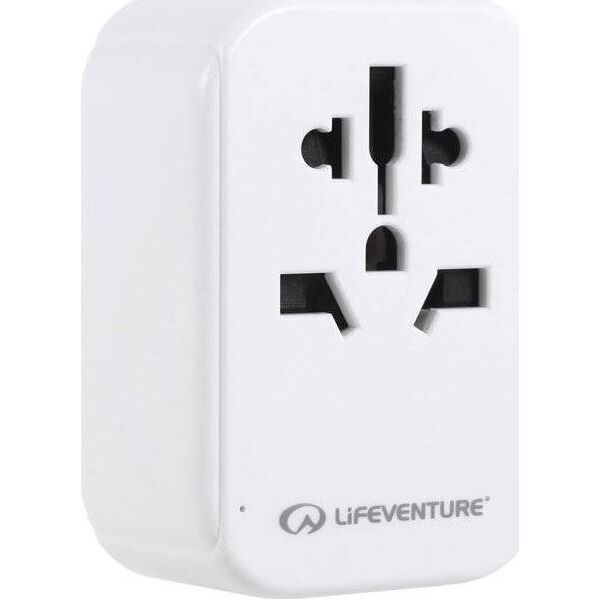 Lifeventure Adapter podróżny z USB i USB-C LIFEVENTURE WORLD TO AUS/CHINA TRAVEL ADAPTOR Uniwersalny