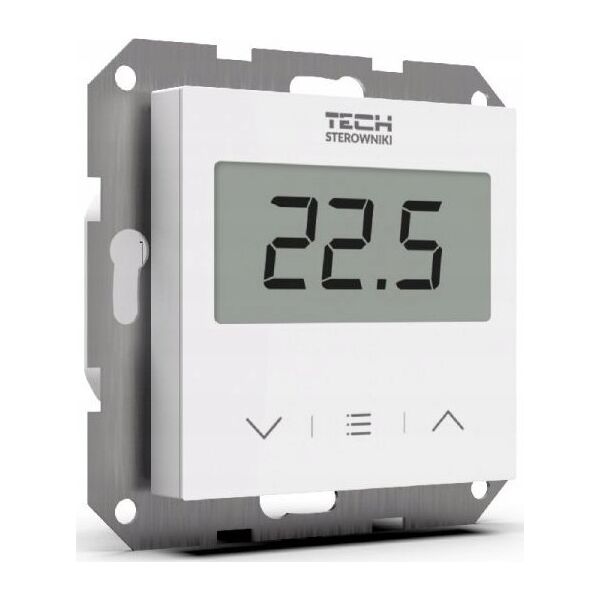 Tech Przewodowy regulator pokojowy F-2z v1 dwustanowy do systemów ramkowych, biały