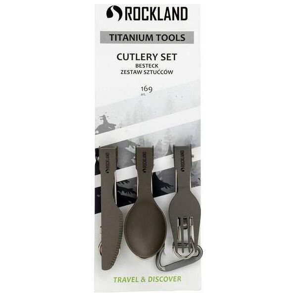 Rockland Sztućce Titanium Tools łyżka widelec nóż
