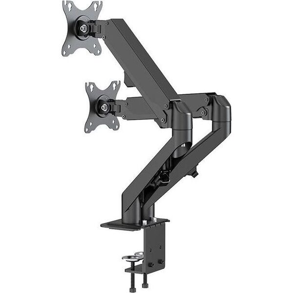 Neomounts Uchwyt biurkowy na 2 monitory 17" - 27" (DS70-700BL2)