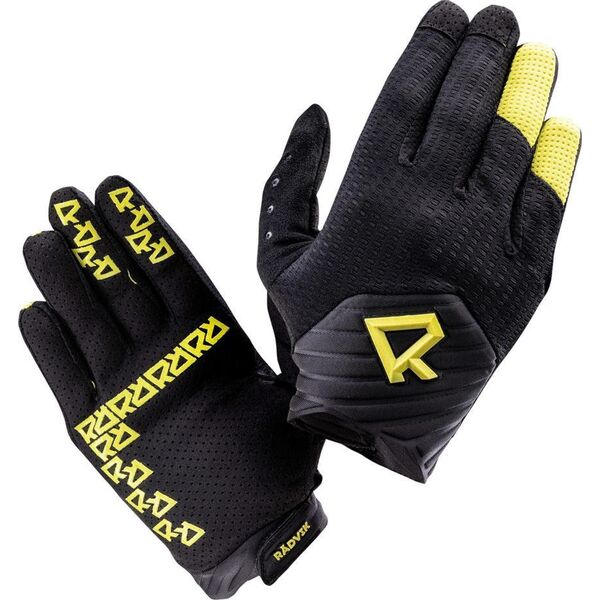 Radvik Rękawiczki rowerowe Cutfull Gts czarno-limonkowe r. L