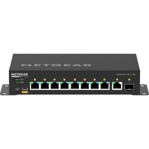 Switch NETGEAR 10PT M4250-9G1F-POE+ MANAGED SWCH