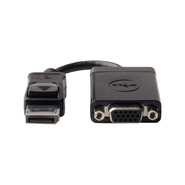Adapter AV Dell DisplayPort - D-Sub (VGA) czarny (Display Port to VGA Adapter)