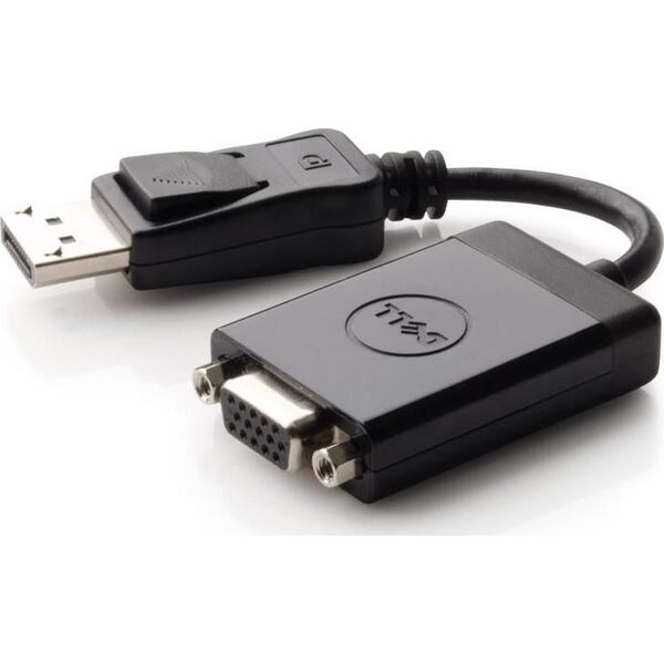 Adapter AV Dell DisplayPort - D-Sub (VGA) czarny (Display Port to VGA Adapter)