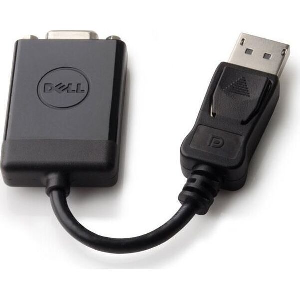 Adapter AV Dell DisplayPort - D-Sub (VGA) czarny (Adapter - DisplayPort to VGA)