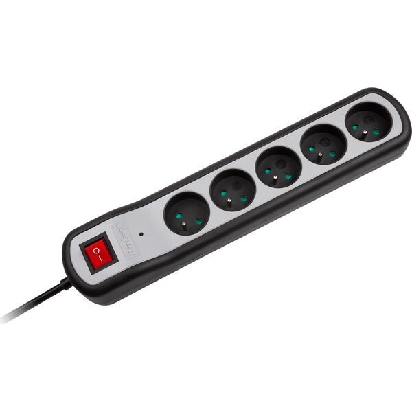 Listwa zasilająca Rebel Listwa zasilająca Rebel 5 gniazd z przełącznikiem (3m, 3x1,5mm)