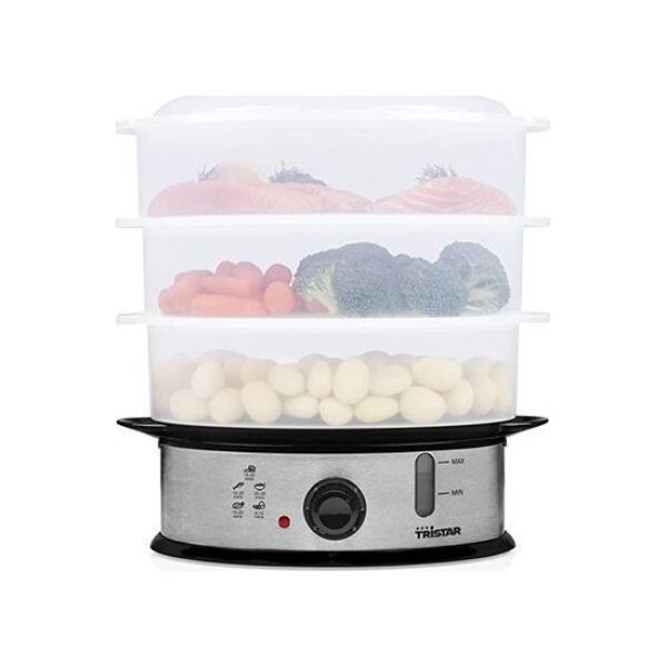Tristar Tristar Food Steamer VS-3914 Silver, 1200 W, Capacity 11 L, Number of baskets 3