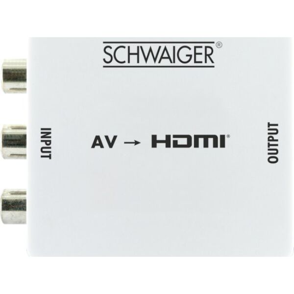 Adapter AV Schwaiger Schwaiger 3 x CINCH Buchse -> 1 x HDMI Buchse, Full HD 1080p