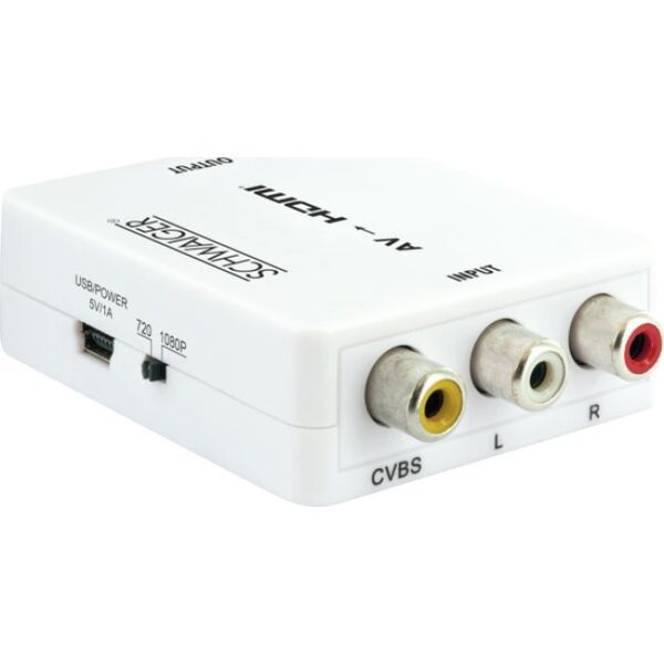 Adapter AV Schwaiger Schwaiger 3 x CINCH Buchse -> 1 x HDMI Buchse, Full HD 1080p