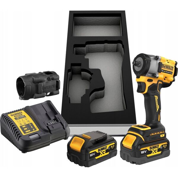 Klucz udarowy Dewalt 18v xr kompaktowy klucz udarowy 3/8" gfn 2x5ah