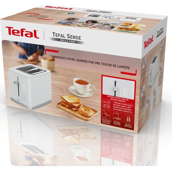 Toster Tefal Sense biały (TT693110)