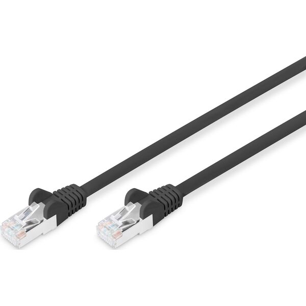Digitus Patchkabel, CAT6, RJ45 St/St, 5.0m, S-FTP, AWG 27/7, LSZH, sw
