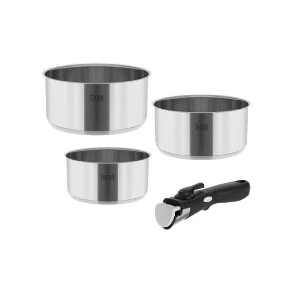 Teesa Zestaw garnków TEESA COOK EXPERT SINGLE HAND
