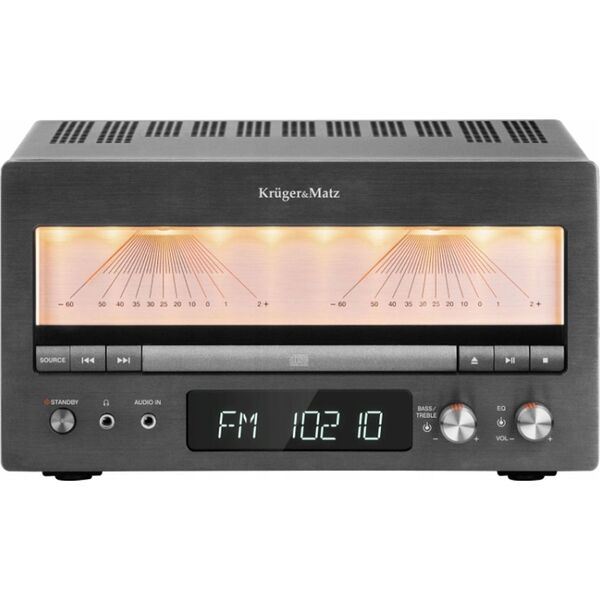 Wzmacniacz HiFi klasy A   Kruger&amp|Matz KM1995-A  ( CD, USB,  Bluetooth, radio cyfrowe DAB+, FM )