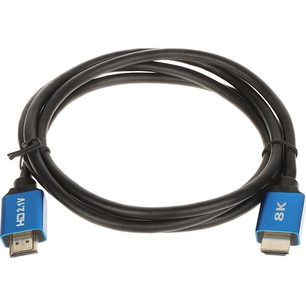 Kabel HDMI - HDMI 1.5m czarny (HDMI-1.5-V2.1)