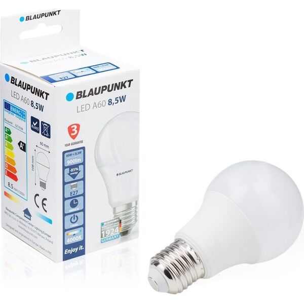 Blaupunkt Zestaw 4 sztuk - Blaupunkt Żarówki LED E27 9W NW