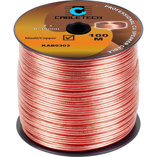 Przewód Cabletech Kabel głośnikowy 0,35mm