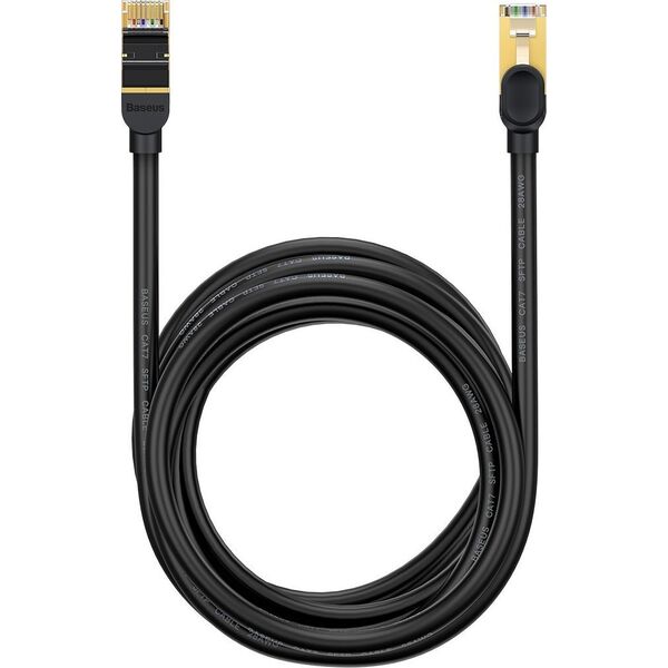 Baseus Kabel sieciowy Baseus Speed Seven RJ45 10Gbps 8m czarny