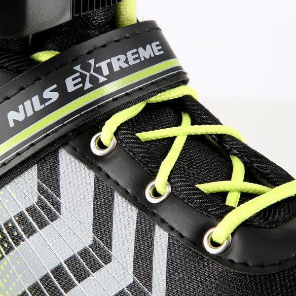 Rolki Nils Extreme NH18192 4w1 CZARNO-ZIELONY ROZM.S(29-33) ŁYŻWOROLKI Z WYM. PŁ. FIGUROWĄ NILS EXTREME