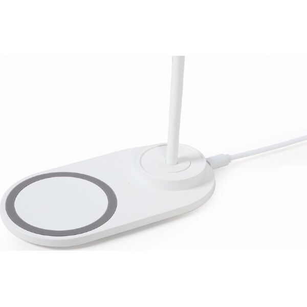 Lampka biurkowa Gembird biała  (TA-WPC10-LED-01-W)