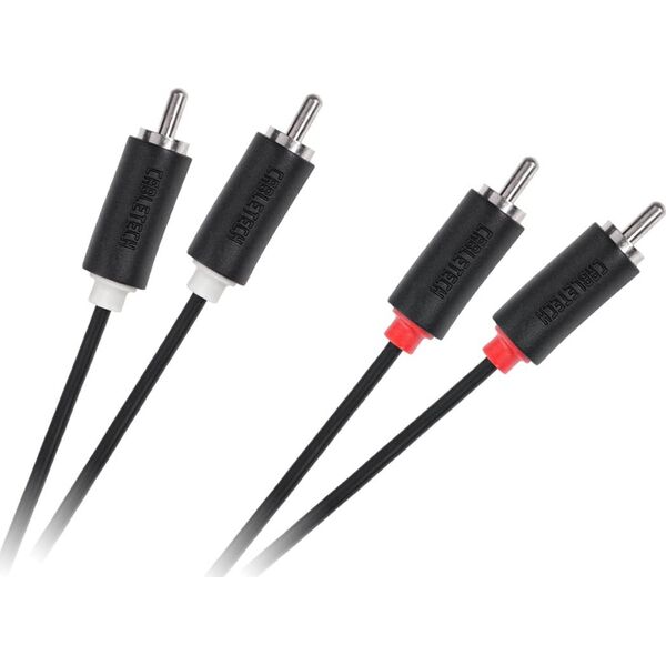 Konwerter Cabletech Kabel 2RCA-2RCA 3m Cabletech standard (1LL)