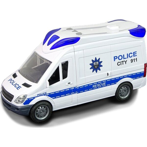 LeanToys Interaktywna Policja Radiowóz Policyjny Światło Dźwięk Otwierane Drzwi