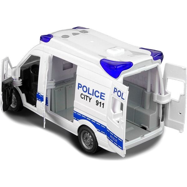 LeanToys Interaktywna Policja Radiowóz Policyjny Światło Dźwięk Otwierane Drzwi