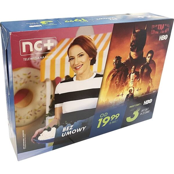 Tuner TV ADB Telewizja na kartę z DSIW74 wifi 3 miesiące + HBO