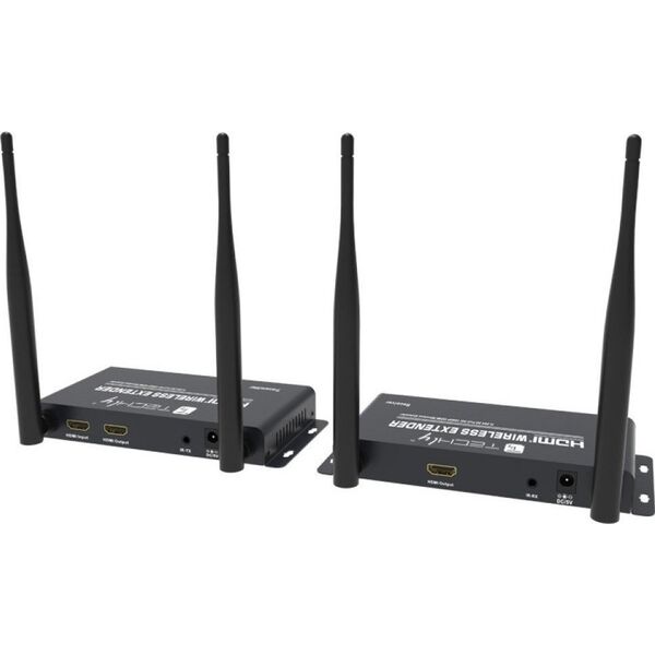 System przekazu sygnału AV Techly Techly Bezprzewodowy Extender HDMI FullHD 1080p*60Hz do 200m 5.8GHz