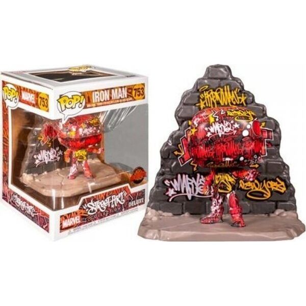 Figurka Funko Pop Figurki Superbohaterów Funko POP MARVEL DELUXE IRON MAN STREET ART GRAFITTI DECO N 753