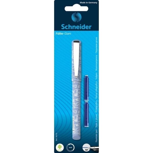 Schneider Pióro wieczne Glam + 2 naboje mix