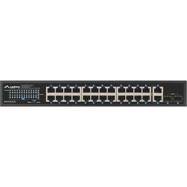 Switch Lanberg RSGE-24P-2GE-2S-360