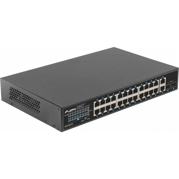 Switch Lanberg RSGE-24P-2GE-2S-360