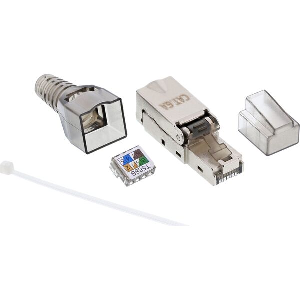 InLine InLine® RJ45 plug Cat.6A 500MHz, field-installable, shielded