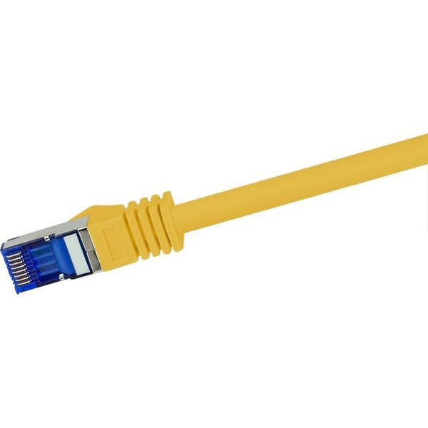 LogiLink Logilink Patchkabel Ultraflex, Cat.6A, S/FTP, gelb, 1 m