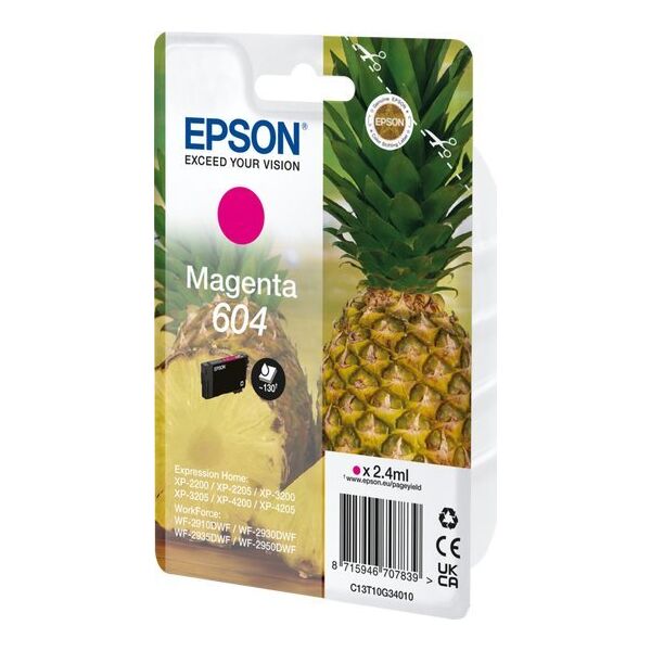 Tusz Epson Epson Atrament/604 Pineapple 2.4ml MG